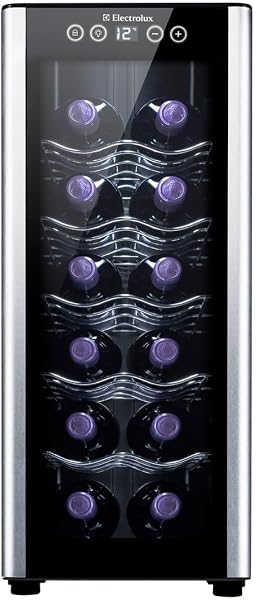 Adega Electrolux 12 Garrafas Acabamento em Aluminio ACB12