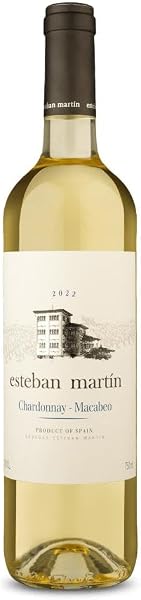 Bodegas Esteban Martín Vinho Branco D.O.P. Cariñena Chardonnay Macabeo Blanco 750ml