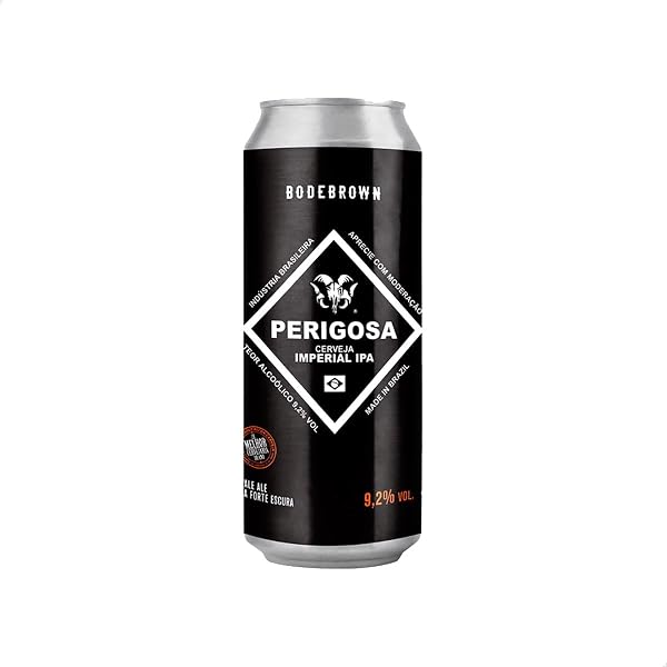 Cerveja Artesanal Bodebrown Perigosa Imperial IPA Lata 473ml