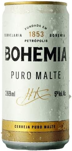 Cerveja Bohemia Puro Malte Lata 269ml