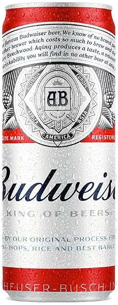 Cerveja Budweiser American Lager Lata 350ml