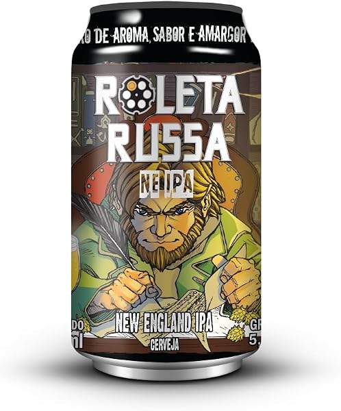 Cerveja Roleta Russa New England IPA 350ml