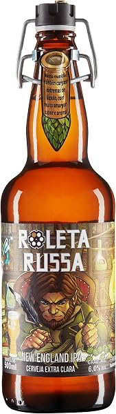 Cerveja Roleta Russa New England IPA Garrafa 500ml