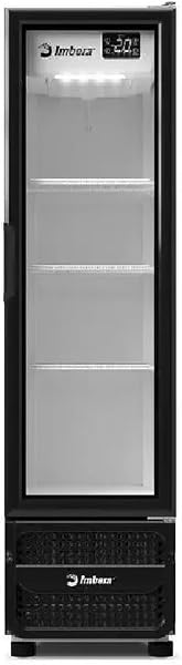 Cervejeira Imbera CCV144 215L Porta de Vidro Preta 220V