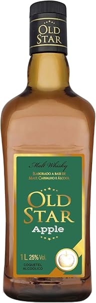 Old Star Apple Coquetel Alcoolico Malt 1L