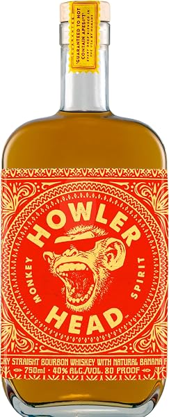 Whiskey Howler Head Banana Bourbon 750ml
