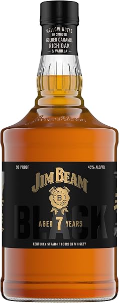 Whisky Bourbon Jim Beam Black 7 Anos 1L