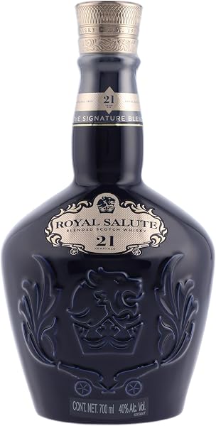 Whisky Royal Salute 21 Anos 700ml — Garrafa Azul Porcelana